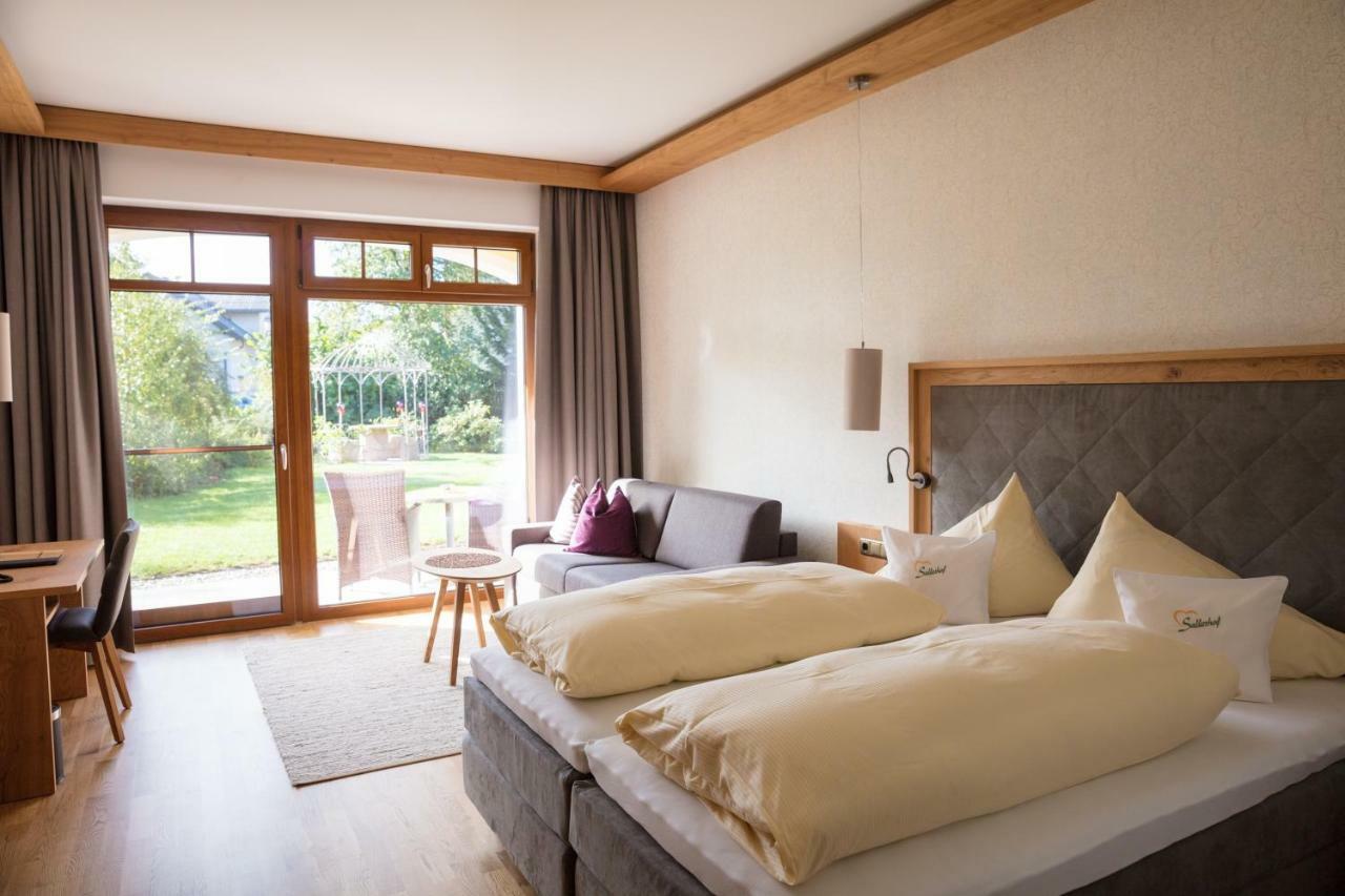 Garten - Hotel Sallerhof Grödig Eksteriør bilde